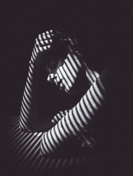 Canva - Light and shadow portrait
